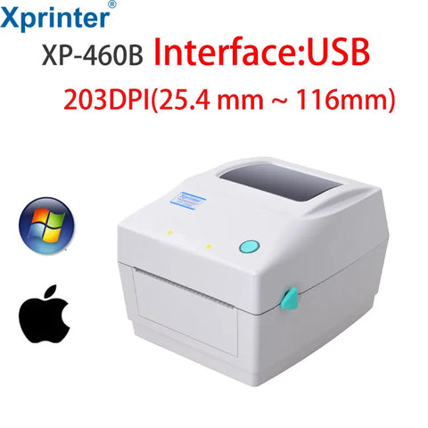 2025 4 Inch Shipping Label/Express/Thermal Barcode/Sticker Printer Print DHL/FEDEX/UPS/4"x6" Paper 420B 460B 450B 470B