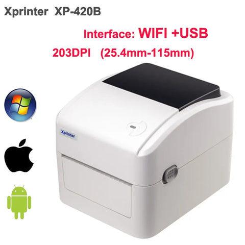2025 4 Inch Shipping Label/Express/Thermal Barcode/Sticker Printer Print DHL/FEDEX/UPS/4"x6" Paper 420B 460B 450B 470B
