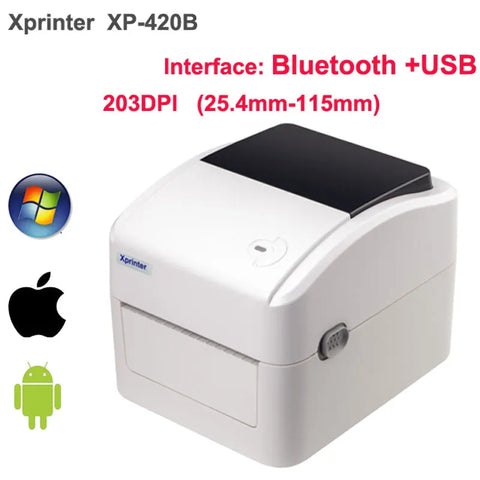 2025 4 Inch Shipping Label/Express/Thermal Barcode/Sticker Printer Print DHL/FEDEX/UPS/4"x6" Paper 420B 460B 450B 470B
